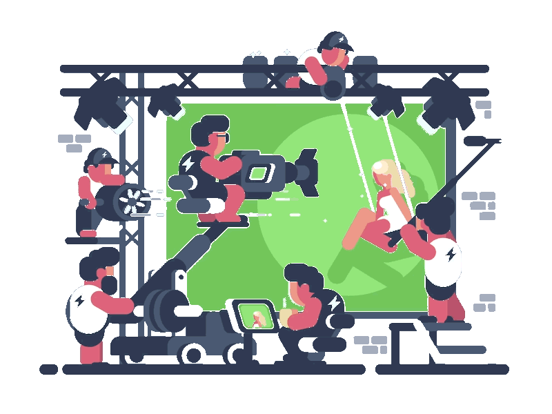 Film production illustration